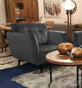 Fauteuil Akker – grijs fauteuil