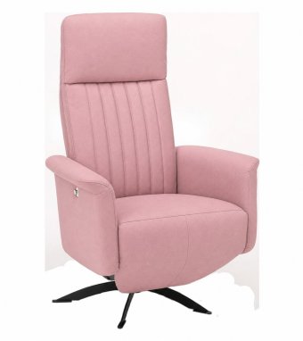 Hessum Relaxfauteuil in roze – kleurimpressie