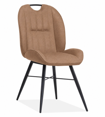 Stoel Shelton in bruin – kleurimpressie
