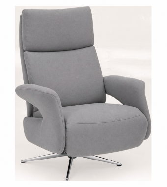 Relaxfauteuil Harfsen in grijs – kleurimpressie