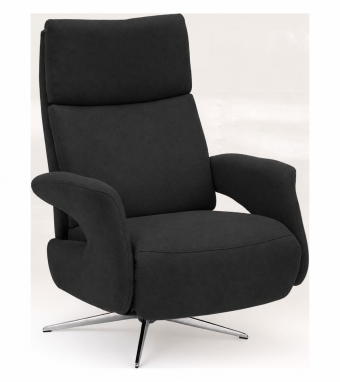 Relaxfauteuil Harfsen in zwart – kleurimpressie