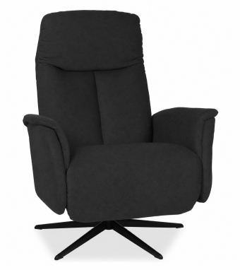 Relaxfauteuil Hekendorp in zwart – kleurimpressie