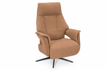 Relaxfauteuil Zierikzee in cognac – kleurimpressie