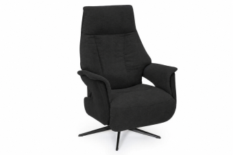 Relaxfauteuil Zierikzee in zwart – kleurimpressie