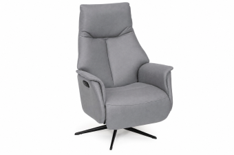 Relaxfauteuil Woerden in grijs – kleurimpressie