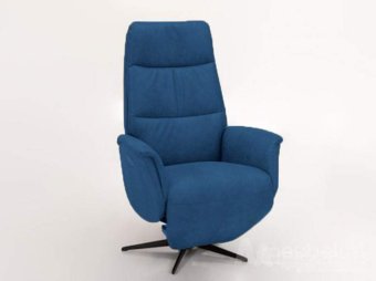 Relaxfauteuil Heino – blauw relaxfauteuil