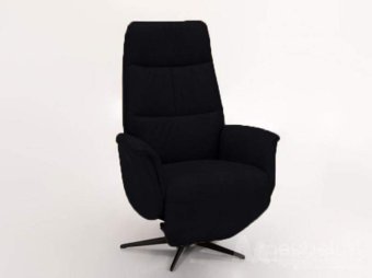 Relaxfauteuil Heino – zwart fauteuil