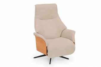 Relaxfauteuil Dokkum in beige – kleurimpressie