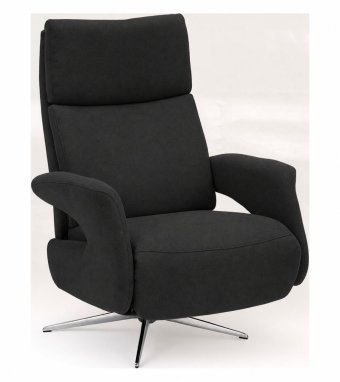 Relaxfauteuil Harfsen in zwart – kleurimpressie