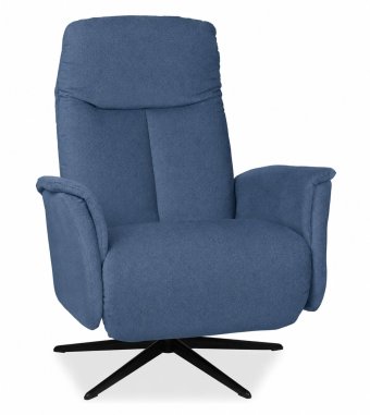 Relaxfauteuil Hekendorp in blauw – kleurimpressie