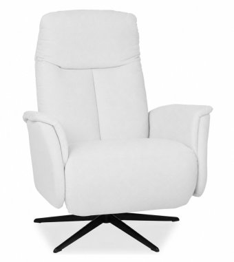 Relaxfauteuil Hekendorp in wit – kleurimpressie