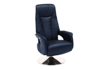 Relaxfauteuil Sneek – blauw relaxfauteuil