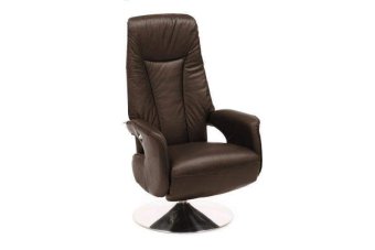 Relaxfauteuil Sneek – bruin fauteuil