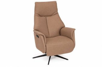 Relaxfauteuil Woerden in bruin – kleurimpressie