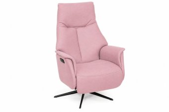 Relaxfauteuil Woerden in roze – kleurimpressie