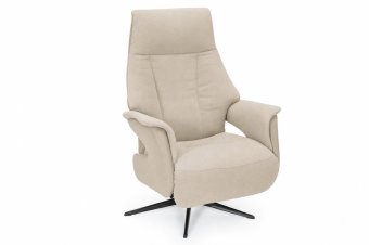 Relaxfauteuil Zierikzee in beige – kleurimpressie