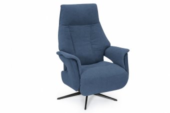 Relaxfauteuil Zierikzee in blauw – kleurimpressie