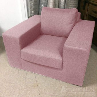 Fauteuil Lelystad – roze ler fauteuils