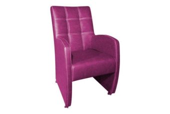 Eetkamerstoel Louise – roze eetkamerstoel