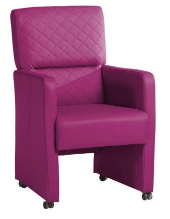Eetkamerstoel Dakota – roze eetkamerstoel