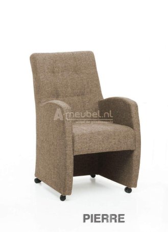 Eetkamerstoel Pierre – taupe stoel woonkamer