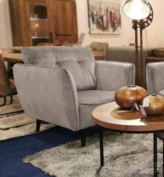 Fauteuil Akker – taupe loveseat