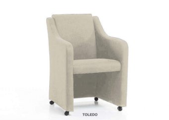Eetkamerstoel Toledo – wit eetkamerstoel