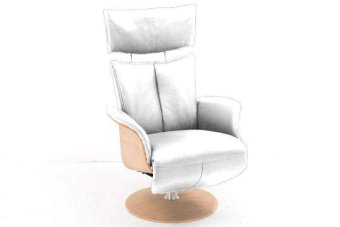 Relaxfauteuil Heesch – wit fauteuil
