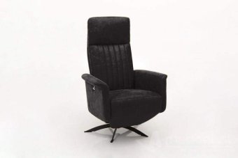 Relaxfauteuil Hessum – zwart fauteuil