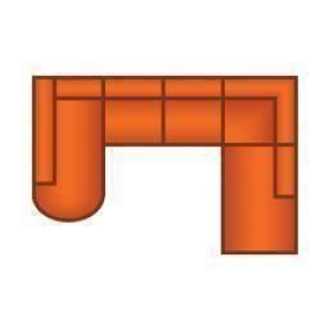 Longchair Rond + 2.5 Zits + Ottomaan Groot