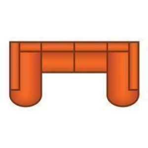 Longchair Rond + 3 Zits + Longchair Rond