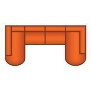 Longchair Rond + 3 Zits + Ottomaan Klein Rond