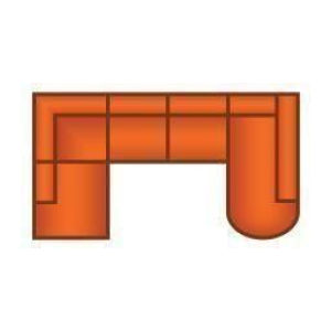 Ottomaan Klein + 2.5 Zits + Longchair Rond