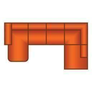 Longchair Rond + 2.5 Zits + Ottomaan