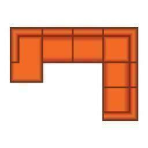 Longchair Klein + 2.5 Zits + Hoek + 2 Zits