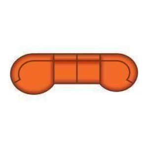 Longchair Rond Groot + 2 Zits + Longchair Rond Klein