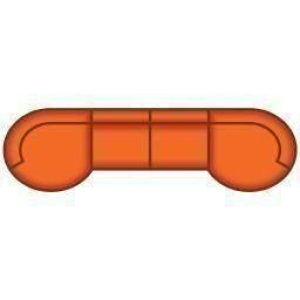 Longchair Rond Groot + 3 Zits + Longchair Rond Groot