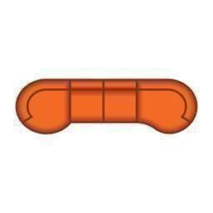 Longchair Rond Klein + 2 Zits + Longchair Lang