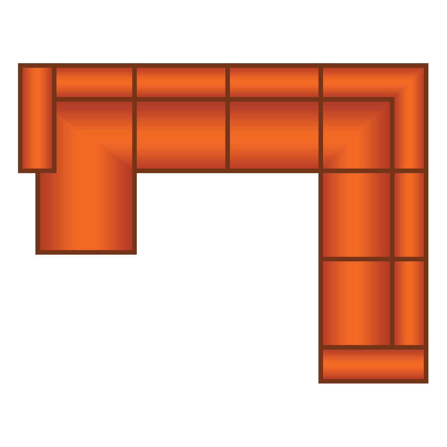 Longchair + 3 Zits + Hoek + 2 Zits