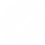 Checkmark icoon in wit