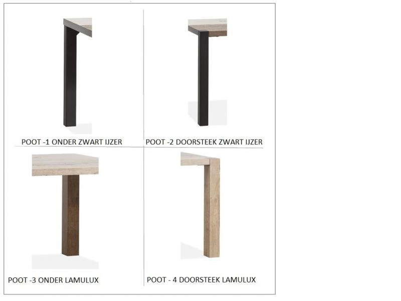 Spijkenisse Eettafel 4 120x90cm