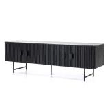 Dressoir Remi 4-deurs - Zwart- 95663